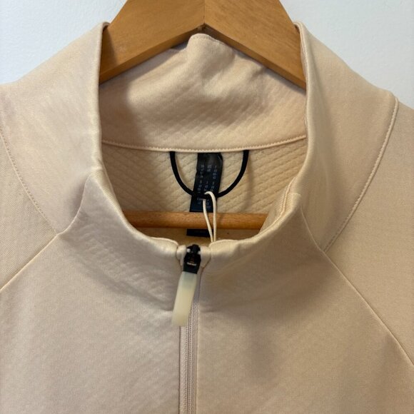 Adidas Terrex Zip Up Sweater Cream/Tan Plus Size 4X NWT Workout Lightweight - Picture 4 of 12